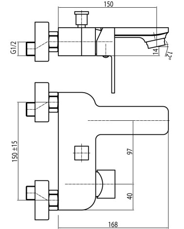 LOFT Black Bateria wannowa