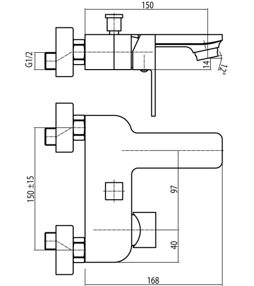 LOFT Gold Bateria wannowa