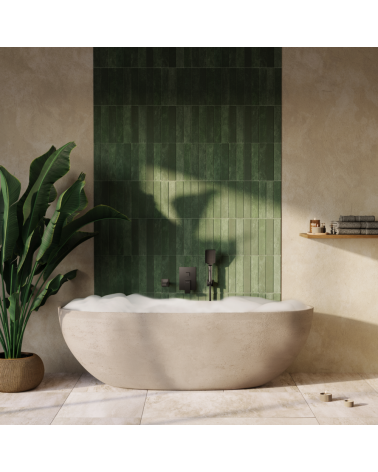 ARS Black Zestaw podtynkowy 2-funkcyjny z wylewką wannową