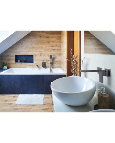 ARS Gun Metal Zestaw podtynkowy 2-funkcyjny z wylewką wannową