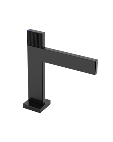 VARSO Black Bateria umywalkowa stojąca bez korka spustowego