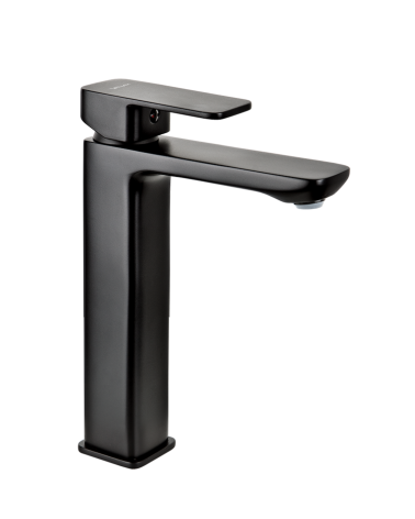 LOFT Black Bateria umywalkowa stojąca, nablatowa, wysoka