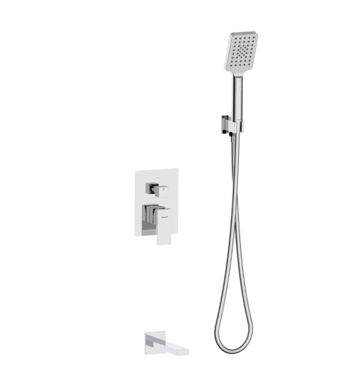 ARS Chrome Zestaw podtynkowy 2-funkcyjny z wylewką wannową