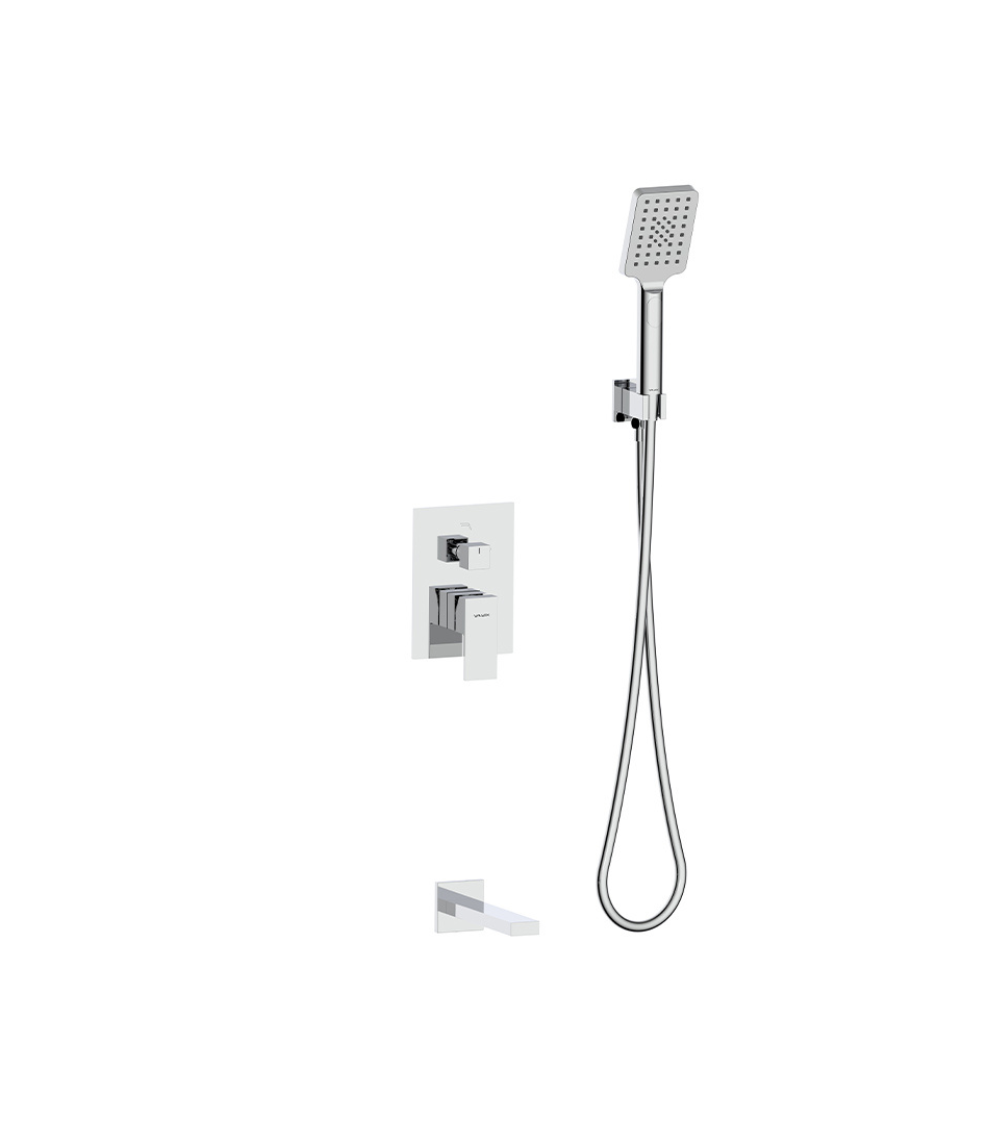 ARS Chrome Zestaw podtynkowy 2-funkcyjny z wylewką wannową