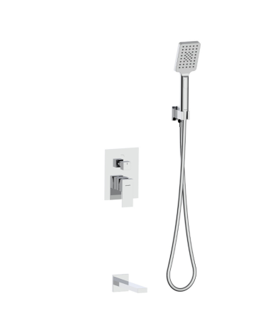 ARS Chrome Zestaw podtynkowy 2-funkcyjny z wylewką wannową