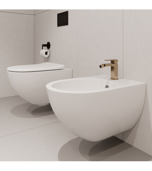 ARS Brushed Gold Bateria bidetowa