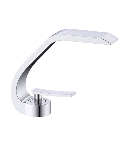 ASSO Chrome Bateria umywalkowa stojąca bez korka spustowego
