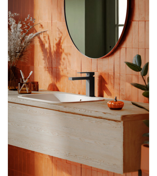 ARS Gun Metal Bateria umywalkowa stojąca bez korka spustowego