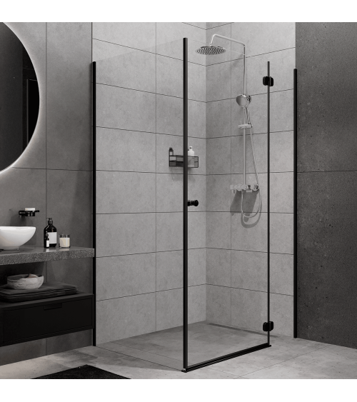 DECOR Chrome Kolumna natryskowa z baterią natryskową