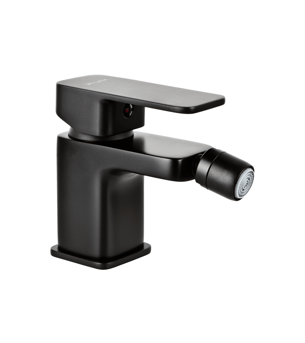 LOFT Black Bateria bidetowa stojąca z korkiem spustowym