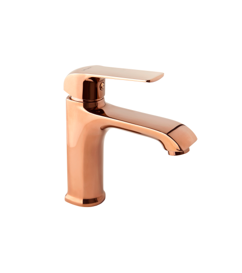 Bateria umywalkowa stojąca z automatycznym korkiem spustowym