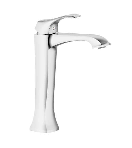 Bateria umywalkowa stojąca, nablatowa, wysoka