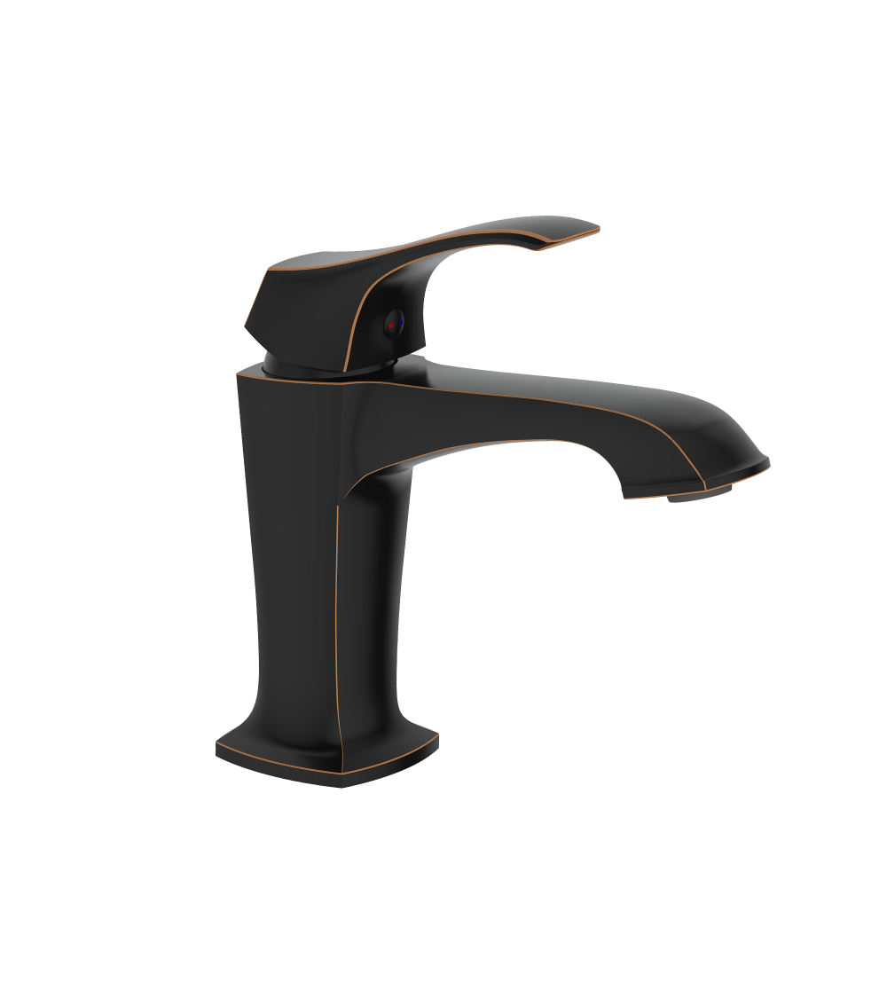 Bateria umywalkowa stojąca z automatycznym korkiem spustowym, nablatowa