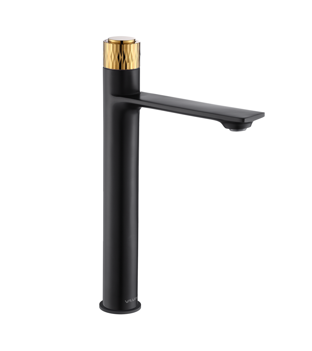 Bateria umywalkowa stojąca, nablatowa, wysoka