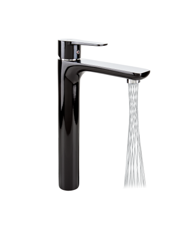 Bateria umywalkowa stojąca, nablatowa, wysoka