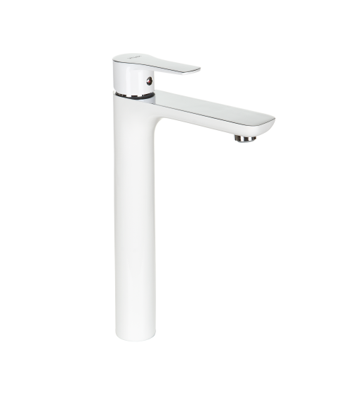 Bateria umywalkowa stojąca, nablatowa, wysoka