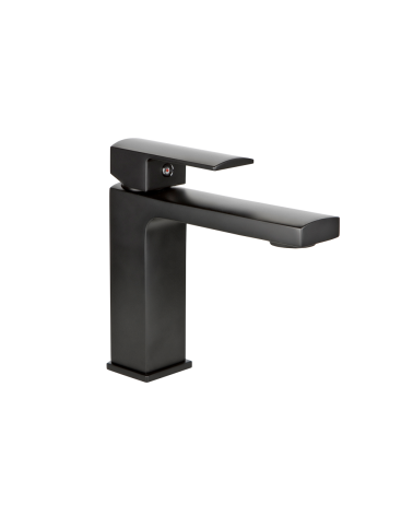 ENZO BLACK Bateria umywalkowa stojąca, nablatowa