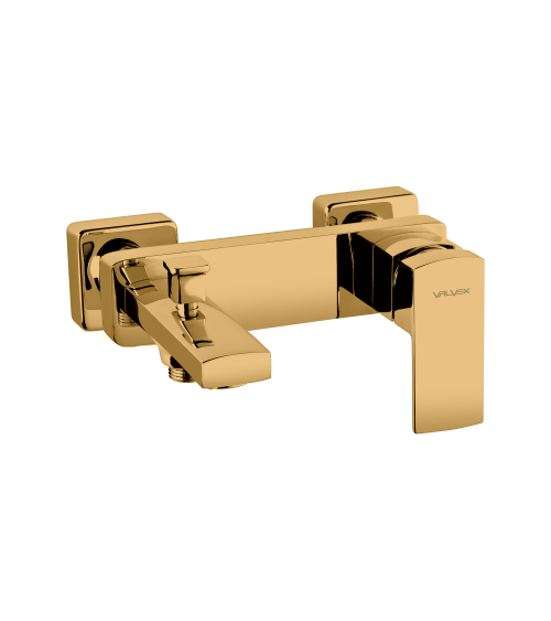 ENZO GOLD Bateria wannowa ścienna