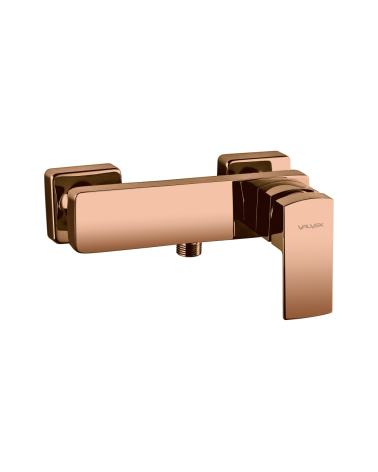 ENZO SATIN COPPER Bateria natryskowa ścienna