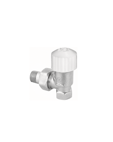 VECTOR Zawór termostatyczny kątowy ZT22-FK10 niklowany