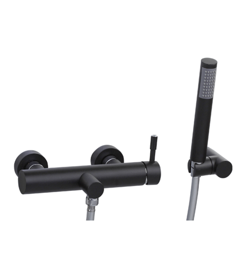 Bateria natryskowa ścienna z akcesoriami