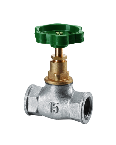 Zawór przelotowy żeliwny (M83), G 1 1/2"