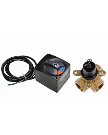 Zestaw: siłownik + zawór mieszający 3-drogowy (DN50)