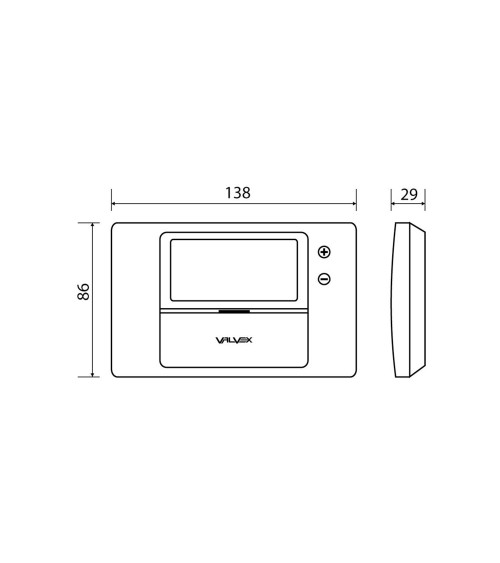 Tygodniowy regulator temperatury, bezprzewodowy
