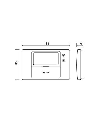 Tygodniowy regulator temperatury, bezprzewodowy