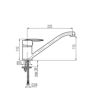 Bateria kuchenna z obrotową wylewką