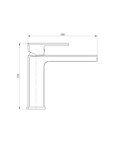 ENZO BLACK Bateria umywalkowa stojąca, nablatowa