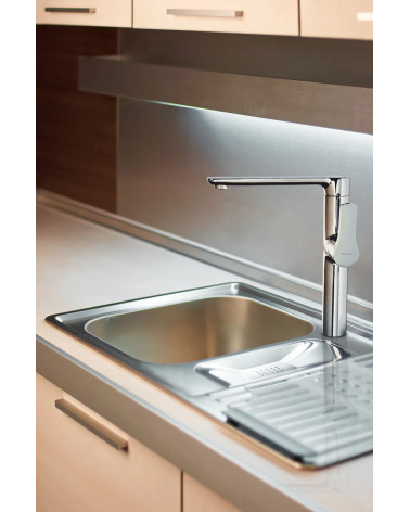 Bateria kuchenna stojąca z dźwignią z boku