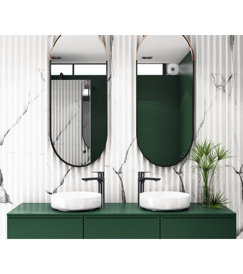 Bateria umywalkowa stojąca, nablatowa, wysoka