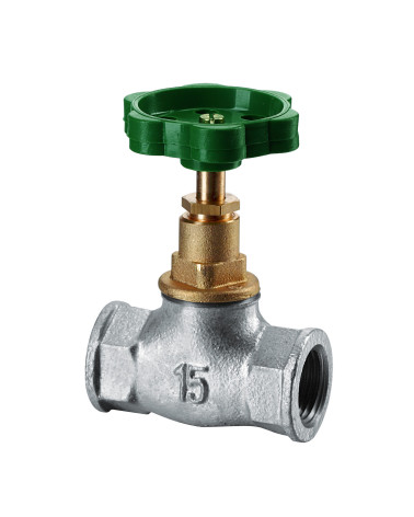 Zawór przelotowy żeliwny (M83), G1/2"