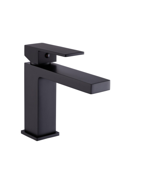 ARS Black - bateria umywalkowa stojąca bez korka spustowego