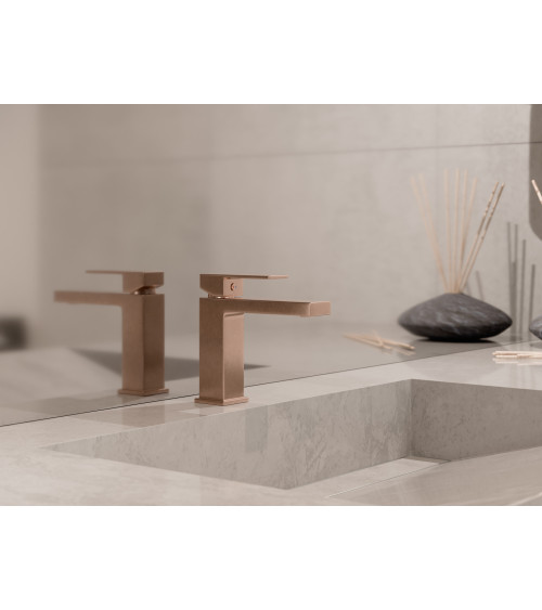 ARS Satin Cooper Bateria umywalkowa stojąca bez korka spustowego