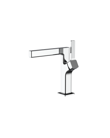 ALIBI Chrome Bateria umywalkowa stojąca bez korka spustowego