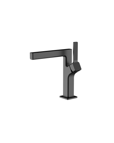 ALIBI Black Bateria umywalkowa stojąca bez korka spustowego