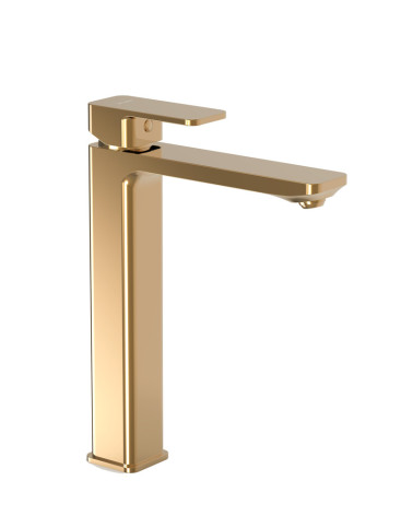 Loft Gold Bateria umywalkowa stojąca, nablatowa, wysoka