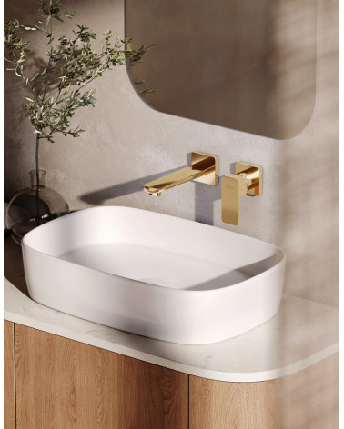 LOFT Gold Bateria umywalkowa podtynkowa z wylewką