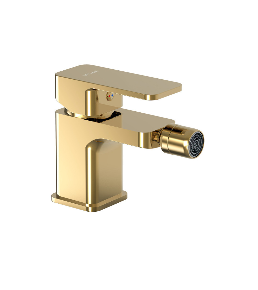 LOFT Gold Bateria bidetowa stojąca z korkiem spustowym