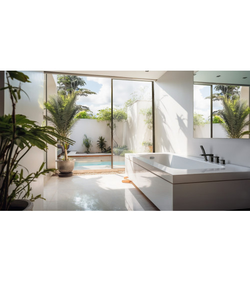 ARS Black Bateria wannowa 4-otworowa stojąca z akcesoriami